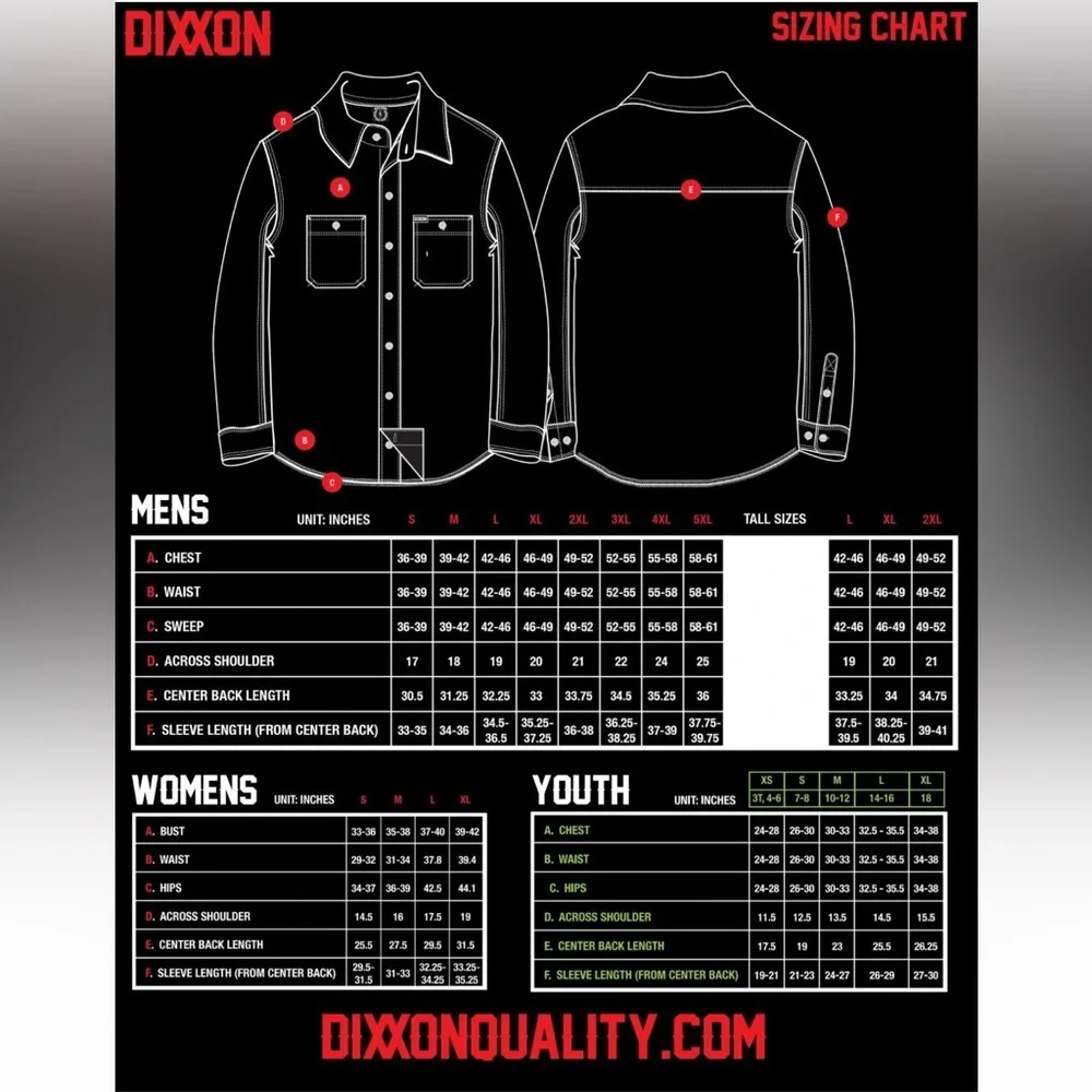DIXXON Women’s Smoke Eater Flannel Shirt Plaid Gray Red  Large NWOT - Picture 7 of 8